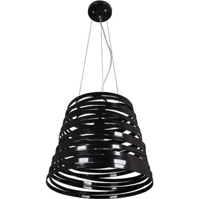 Pendant Light ELSA 1xE27 H.Reg.xD.40cm Black