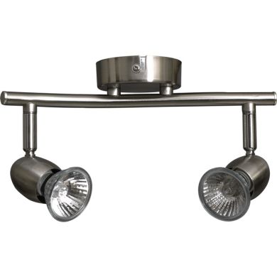 Wall Lamp SONORA 2xGU10 L.31xW.9xH.14cm Satin Nickel