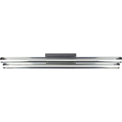 Plafón AGUAMARINA 2x54W G5 T5 L.120xAn.14,5xAl.11cm Cromo