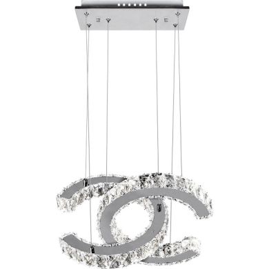 Pendant Light ARGON 1x48W LED 3840lm 3000K L.47xW.30xH.Reg.cm Transparent