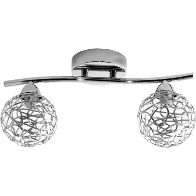 Aplique KRIPTON 2xG9 L.35xAn.11xAl.17cm Cromo