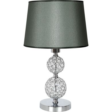 Table Lamp KEGAN 1xE27 H.48xD.30cm Chrome/Silver