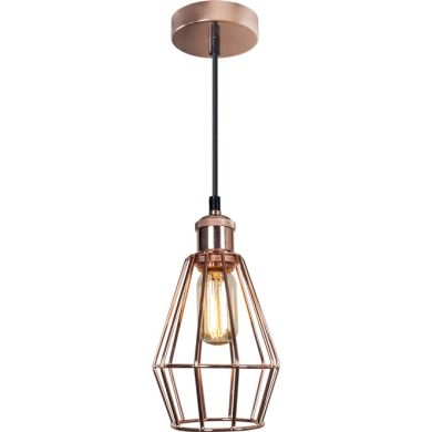 Pendant Light CONNETICUT 1xE27 H.Reg.xD.13,5cm Copper