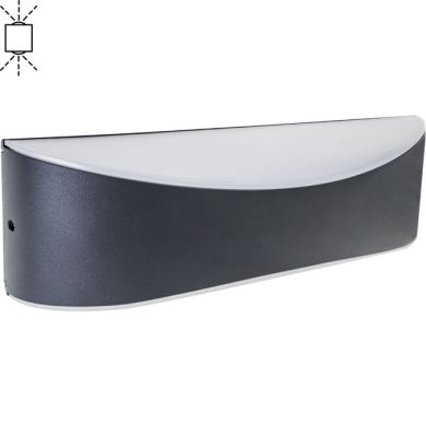 Aplique CABRIL IP65 1x10W LED 1000lm 4000K L.23xAn.6xAl.7,2cm Aluminio + Policarbonato (PC) Antracit