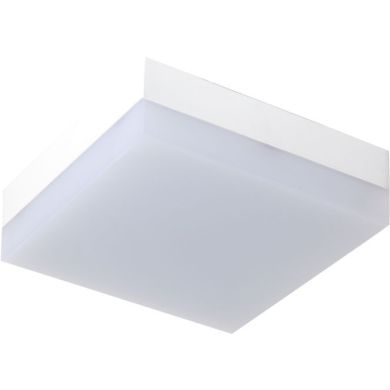 Plafón BUCEFALO cuadrado 1x12W LED 960lm 6500K 120° L.12,5xAn.12,5xAl.5,5cm Blanco