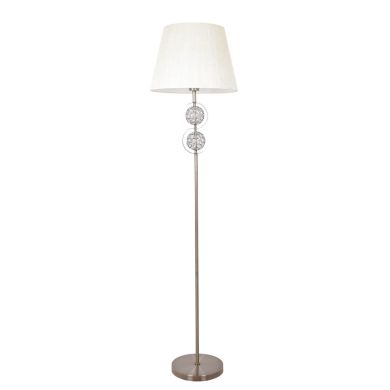 Floor Lamp HONDURAS 1xE14 H.157,6xD.38cm Beije/Antique Brass