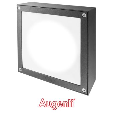 Plafond QUADRA MAX IP65 1x20W LED 2000lm 3000K L.25xW.25xH.8cm Anthracite