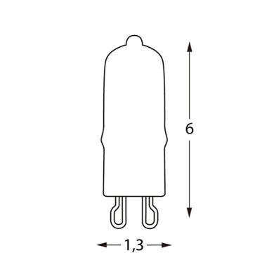 Light Bulb G9 HALOLED 4W 3000K 400lm