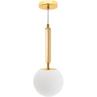 Suspensão AIMEE 1xE27 Alt.Reg.xD.15cm Dourado