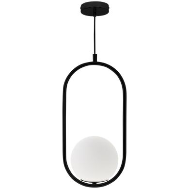 Pendant Light AIMEE 1xE27 H.Reg.xD.20cm Black