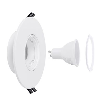 Frame for Downlight ONIRO round H.2,9xD.11cm Polycarbonate (PC) White