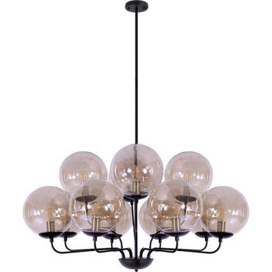 Ceiling Lamp ARAMIS 12xE27 H.Reg.xD.110cm Cognac