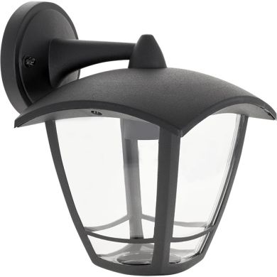 Aplique ZOIO IP44 1xE27 L.17xAn.20xAl.23cm Negro