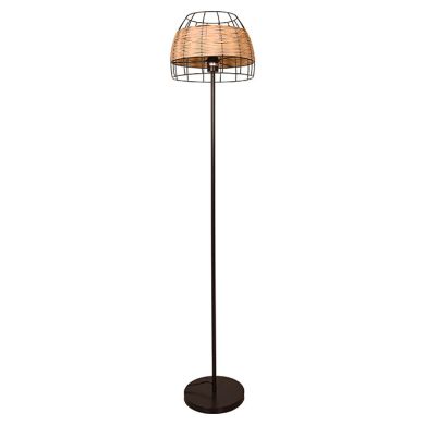 Floor lamp SOTERO D.32xA.156cm 1xE27 in Rattan