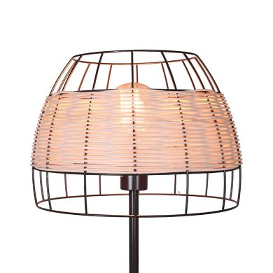 Floor lamp SOTERO D.32xA.156cm 1xE27 in Rattan