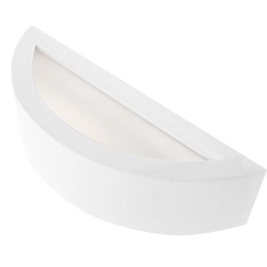 Wall Lamp ELMA 1xE14 W.30xW.10xH.7,5cm in plaster White