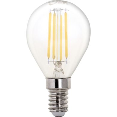 Light Bulb E14 (thin) Ball CLASSIC LED 6.5W 4000K 806lm Transparent-A++