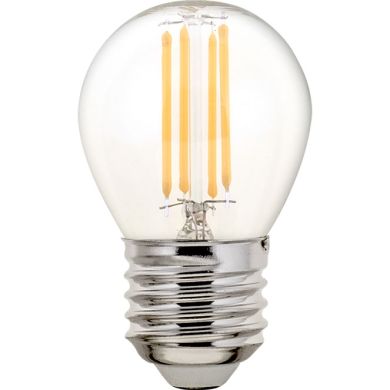 Lâmpada E27 (grosso) Esférica CLASSIC LED 4W 2700K 470lm Transparente-A++