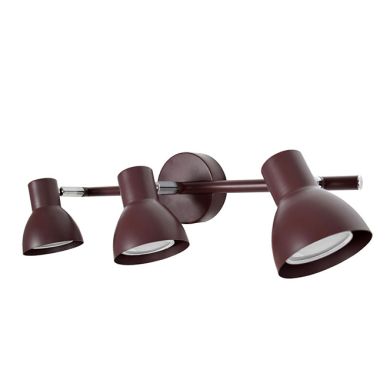 Wall Lamp LINUS 3xGU10 L.38xW.8,2xH.13cm rust color