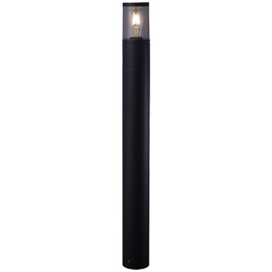 Farola EGA IP65 1xE27 Alt.90xD.9cm Aluminio+PC Negro