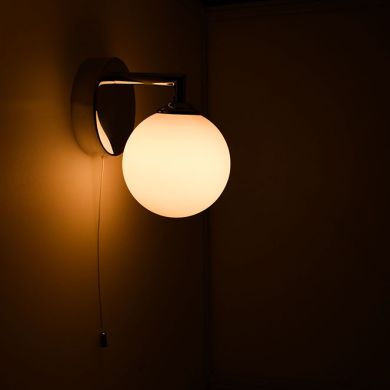 Wall Lamp SURIA 1xG9 IP44 W.10xW.14xH.14,5cm Chrome