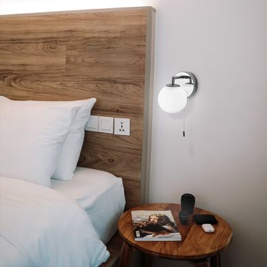Wall Lamp SURIA 1xG9 IP44 W.10xW.14xH.14,5cm Chrome