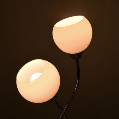 Table Lamp UMBRIA 1xE14 H.48,2xD.22,8cm Chrome