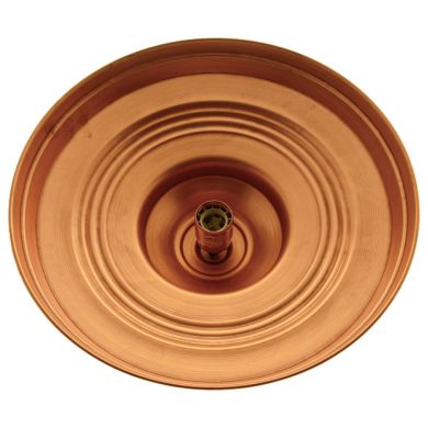 Suspensão COPPER 1xE27 Alt.Reg.xD.38cm em cobre com acabamento  liso fosco