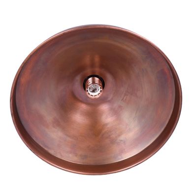 Pendant Light COPPER 1xE27 H.Reg.xD.35cm in copper with smooth oxidized finish