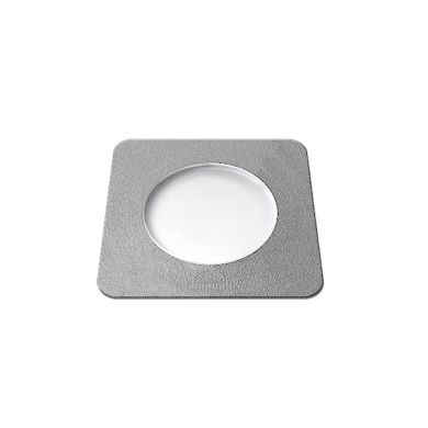 Aplique/Foco de encastrar CECI quadrado 1xGU10 4,8W 2CCT IP66 C.9,2xL.9,2xAlt.12,7cm resina cinza