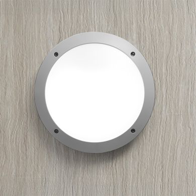 Plafond LUCIA 1xE27 IP66 C.30xL.9xAlt.30cm resina cinza