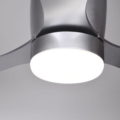 Ceiling fan DC NASIM silver, 3 blades, 16W LED 4000K, H.22xD.132cm