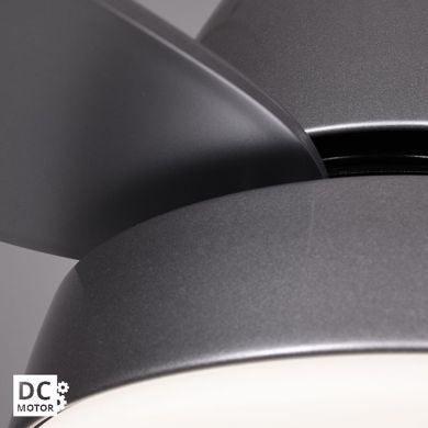 Ventilador DC MARINO plata, 3 aspas, 16W LED 4000K, Al.45xD.122cm