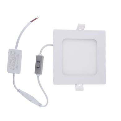 Foco de encastrar INTEGO CLASSIC quadrado 6W LED CCT 480lm 120° C.12xL.12xAlt.2cm branco
