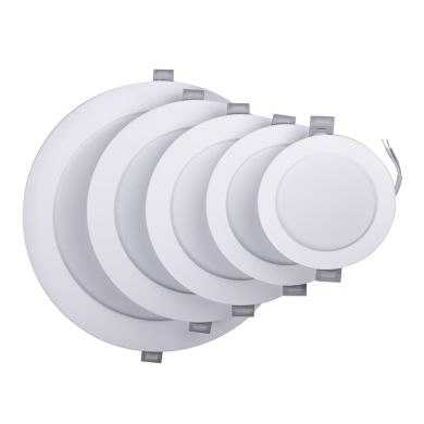 Downlight Empotrable INTEGO 2.0 redondo 15W LED 1200lm 6400K 120° Al.2,7xD.14,5cm Blanco