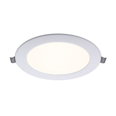 Downlight Empotrable INTEGO 2.0 redondo 20W LED 1800lm 3000K 120° Al.2,7xD.17,5cm Blanco