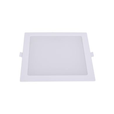 Foco de encastrar INTEGO 2.0 PC quadrado 12W LED CCT 1200lm 120° C.17,5xL.17,5xAlt.2,5cm branco
