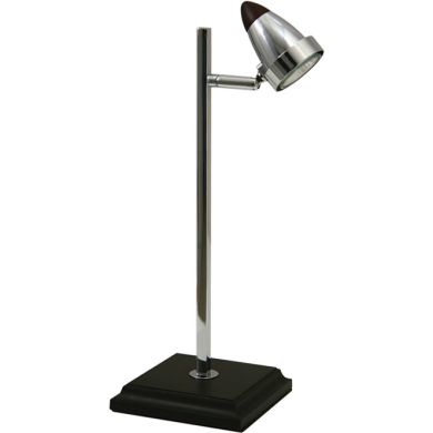 Table Lamp TIAGO 1xGU10 L.14xW.17xH.40cm Wengue/Chrome