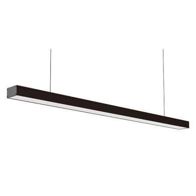 Ceiling/Suspending Light LineX OFFICE 120cm 1x40W LED 3200lm 4000K 120° L.118xW.7xH.Reg.cm Black