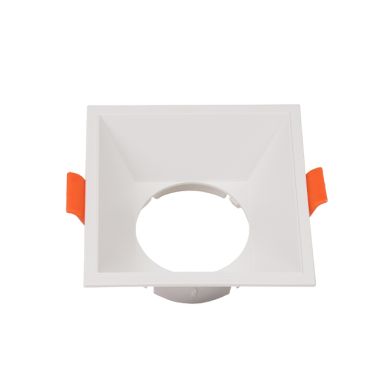 Aro de encastrar ONIRO ABS quadrado C.8,1xL.8,1xAlt.3,5cm em ABS branco