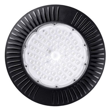 Campânula ECOVISION IP65 1x150W LED 12000lm 6400K 90° Alt.12xD.34cm Preto