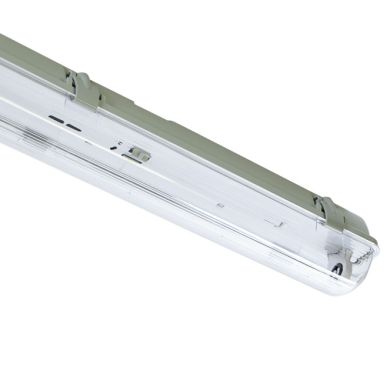 Armadura Estanca LINESTA IP65 1xG13 T8 LED 60cm C.65,6xL.8,0xA.9,0cm Gris