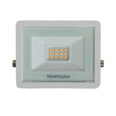 Floodlight X2 SUPERVISION IP65 1x10W LED 1000lm 2700K 120°L.10,2xW.2,6xH.8cm White