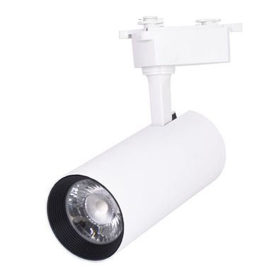 Foco para Carriles LINE PRO X2 (2 hilos) 35W LED 3300lm 4000K 36° L.9xAn.7,7xAl.25cm Aluminio Blanco