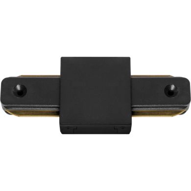 Conector en forma de "I" para carril LINE PRO X2 (2 hilos) en aluminio color negro