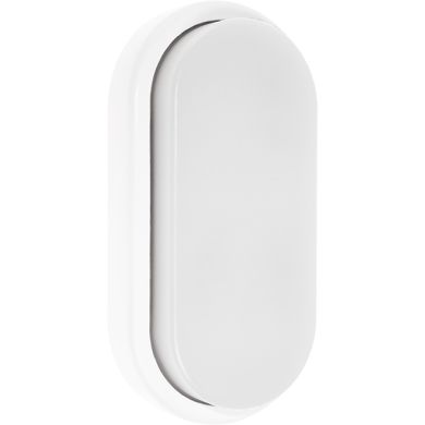 Wall Lamp SURF ECOVISION oval IP65 1x18W LED 1200lm 6400K 120°L.10xW.5xH.20cm Polycarbonate (PC) Whi