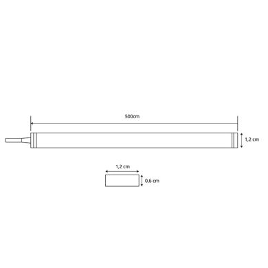 Fita LED NEON 24Vdc 10W/m 3000K 250lm/m IP65 5m/rolo