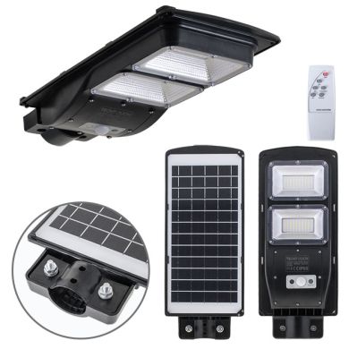Aplique Solar Solar Street Light con sensor IP65 1x100W LED 750lm 6400K L.19xAn.47xAl.5,5cm