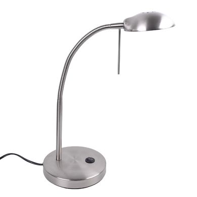 Table Lamp STU 1xG9 H.43xD.28cm Satin Nickel