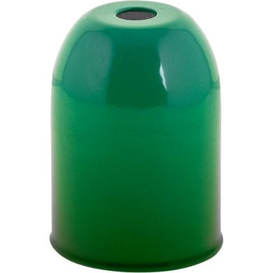 E27 cover for lampholder metal green